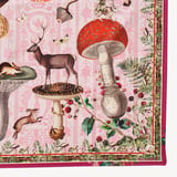 Enchanted Garden Silk Scarf Pale Pink Pure Silk