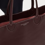 Hudson Tote Wine Milled Pebble