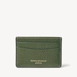Slim Credit Card Holder Racing Green Pebble