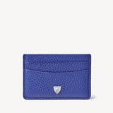 Slim Credit Card Holder Cobalt Blue Pebble