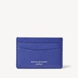Slim Credit Card Holder Cobalt Blue Pebble