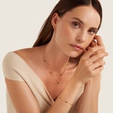 Gemstone Bracelet Smoky Quartz & 18ct Gold Vermeil