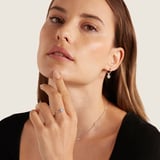 Gemstone Ring Rainbow Moonstone & Sterling Silver 925