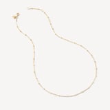 16-inch Beaded Necklace 18ct Gold Vermeil