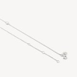 Gemstone Necklace Rainbow Moonstone & Sterling Silver 925