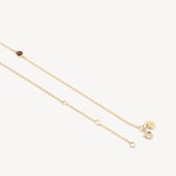 Gemstone Necklace Smoky Quartz & 18ct Gold Vermeil