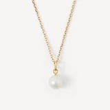 Pearl Pendant Necklace Freshwater Pearl & 18ct Gold Vermeil