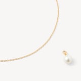 Pearl Pendant Necklace Freshwater Pearl & 18ct Gold Vermeil