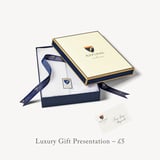 A5 Refillable Journal Grey & Navy Saffiano