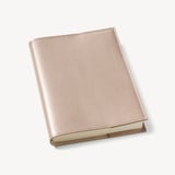 A5 Refillable Journal Champagne Metallic Saffiano