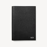 A5 Refillable Journal Black & Tan Saffiano
