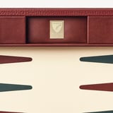 17-inch Backgammon Set Merlot Pebble