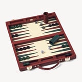 15-inch Backgammon Set Merlot Pebble