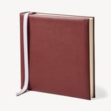 12-inch Leather Photo Album Merlot Pebble