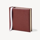 8-inch Leather Photo Album Merlot Pebble