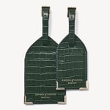 Set of 2 Luggage Tags Deep Shine Evergreen Small Croc