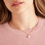Pearl Pendant Necklace Freshwater Pearl & 18ct Gold Vermeil
