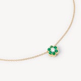 Athena Cluster Pendant Necklace 0.12ct Diamond