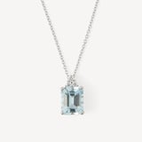 Iris Pendant Necklace 0.11ct Diamond