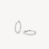 Diamond Hoop Earrings 0.45ct Diamond