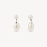 Pearl Dropper Earrings Freshwater Pearl