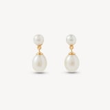 Pearl Dropper Earrings Freshwater Pearl