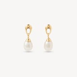 Hampton Teardrop Pearl Earrings Freshwater Pearl