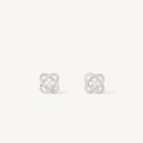 Entwined Knot Diamond Earrings 0.27ct Diamond
