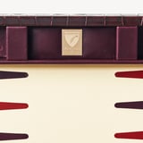 15-inch Backgammon Set Deep Shine Amazon Brown Croc
