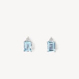 Iris Stud Earrings 0.10ct Diamond