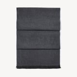 Reversible Merino Wool Scarf Navy & Grey
