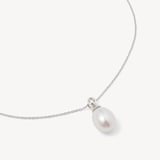 Arabella Teardrop Pendant Necklace 0.09ct Diamond