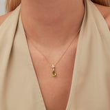Aphrodite Teardrop Pendant Necklace 0.10ct Diamond