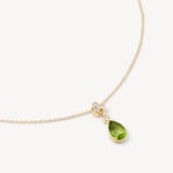 Aphrodite Teardrop Pendant Necklace 0.10ct Diamond