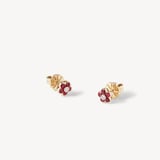 Athena Cluster Stud Earrings 0.07ct Diamond