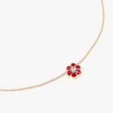 Athena Cluster Pendant Necklace 0.12ct Diamond
