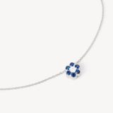Athena Cluster Pendant Necklace 0.12ct Diamond