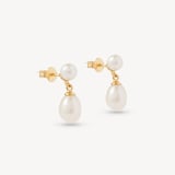 Pearl Dropper Earrings Freshwater Pearl