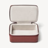 Medium Travel Jewellery Case Merlot Pebble