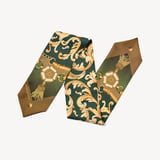 Aspinal Signature Silk Neck Bow Racing Green Pure Silk