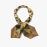 Aspinal Signature Silk Neck Bow Racing Green Pure Silk