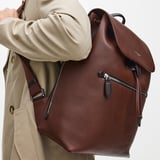 Reporter Backpack Tobacco Pebble