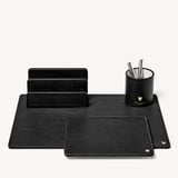 Desk Set Collection Black Pebble