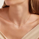 16-inch Beaded Necklace 18ct Gold Vermeil