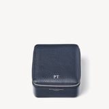 Travel Watch & Ring Box Navy Pebble