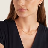 Gemstone Necklace & Bracelet Set Swiss Blue Topaz & 18ct Gold Vermeil