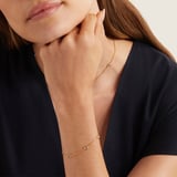 Gemstone Necklace & Bracelet Set Swiss Blue Topaz & 18ct Gold Vermeil