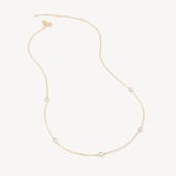 Gemstone Necklace & Bracelet Set Swiss Blue Topaz & 18ct Gold Vermeil