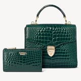 Mayfair® Coin & Card Wallet Evergreen Patent Croc