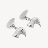 Pheasant Sterling Silver Personalised Cufflinks Sterling Silver 925